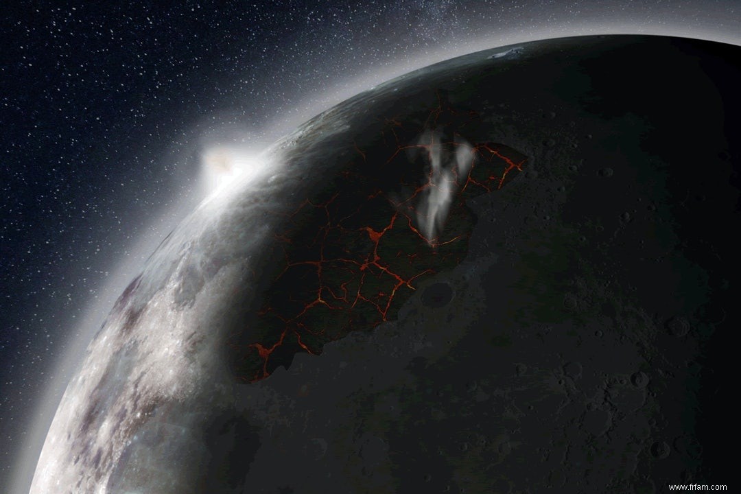 La Lune avait autrefois une atmosphère de gaz volcanique 