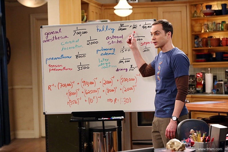 Doutes mathématiques sur  The Big Bang Theory  