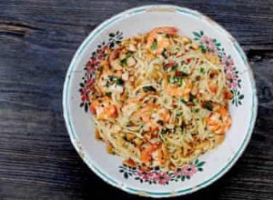 La recette hebdomadaire du G2 :Linguini aux gambas et amandes torréfiées 