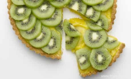 Comment faire cuire:Tarte au kiwi et au citron vert 