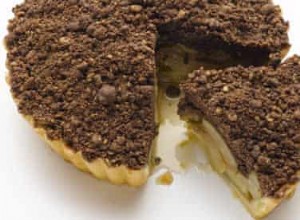 Comment faire cuire:Tarte aux poires crumble au chocolat 