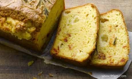 Le nouveau végétarien :gâteau au gruyère et au romarin 