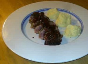 Recette Canard sauce aux cerises et purée de panais 