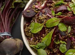 Recette de la betterave bonbon aux lentilles et au yuzu de Yotam Ottolenghi 