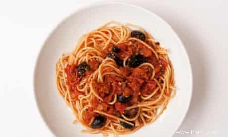 La recette classique des spaghettis alla puttanesca de Nigel Slater 