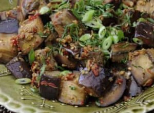 Salades d été :recette de salade d aubergines tièdes et épicées 