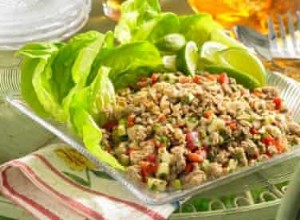 recette de larb thaï 