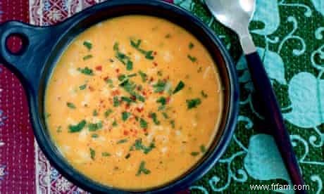 la recette de la soupe marocaine aux carottes 