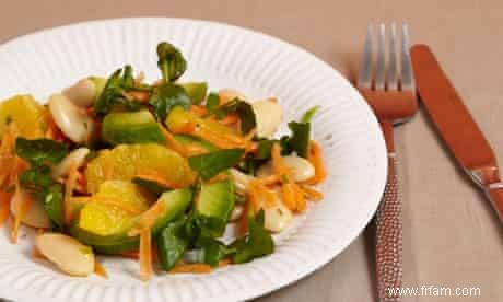 recette Salade d orange sanguine, avocat et butterbean 