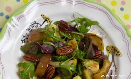 Recette de salade de panais rôtis et pommes 