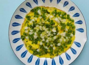 Recette Omelette aux petits pois, cébette et chèvre 