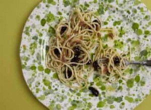 Recette de spaghettis aux olives noires, ail confit et anchois 