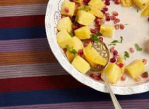 Recette de salade de fruits aux herbes 