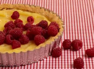 Recette de la tarte aux framboises et aux noisettes 