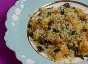 Recette Couscous à la courge musquée et à la coriandre 