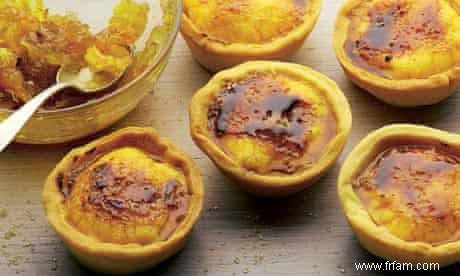 Tartelettes à la crème catalane et confiture de courgettes de Dan Lepard 