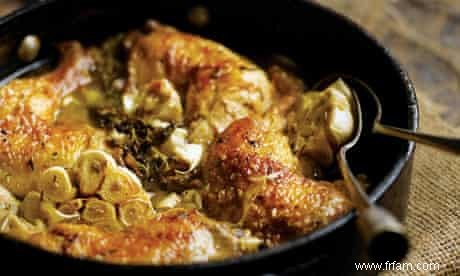 Recette de poulet espagnol à l ail 