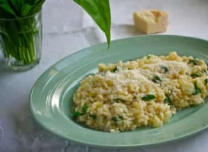 Recette de risotto humide et à l ail des ours 