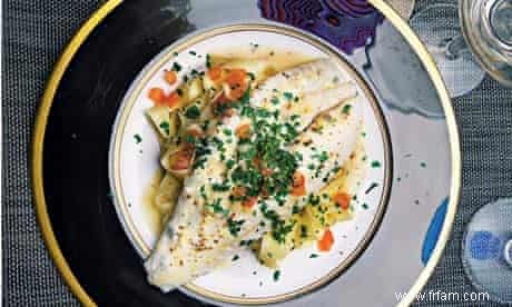 Recette Filets de turbot aux graines de moutarde 