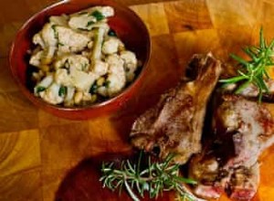 Recette de côtelettes d agneau d Angela Hartnett avec salade de chou-fleur mariné 