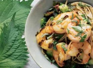 Recette de nouilles au thé vert avec crevettes grillées de Yotam Ottolenghi, plus ziti grillé à la feta 