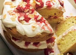 Recette du gâteau étagé aux amandes et aux framboises écrasées de Dan Lepard 