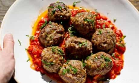 Recette des boulettes de viande à la sauce tomate d Angela Hartnett 