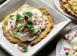 Dorade noire marinée avec roti de Yotam Ottolenghi, plus beignets de bette à carde 