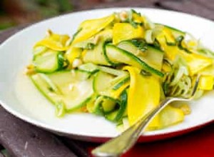 La recette de la salade de courgettes et noisettes d Angela Hartnett 