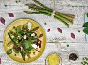 Recette des asperges grillées au chèvre, menthe et pignons de Angela Hartnett 