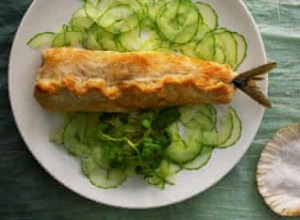 Recettes bord de mer :pâte de maquereau, gelée de fleur de sureau et glace crème fraîche 