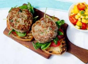 Recette de burgers d agneau d Angela Hartnett avec salsa à la mangue 