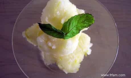 Comment faire un sorbet au citron parfait 