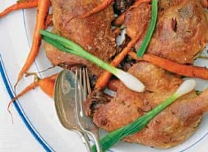 Recette Cuisses de canard confites aux carottes, cébettes et relish à la betterave 