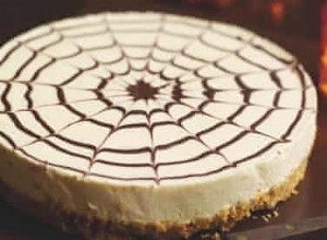 Recette de cheesecake Halloween toile d araignée 