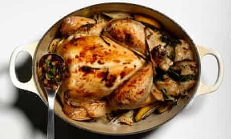 Recette gastropub :poulet braisé 