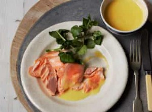 Recette de la St Patrick :saumon poché sauce au beurre irlandais 