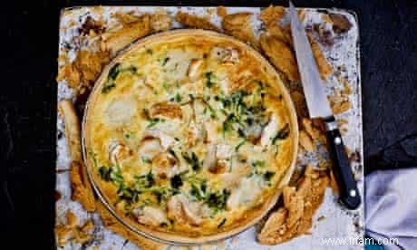 La recette de la tarte au cresson et au chèvre d Angela Hartnett 