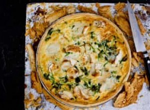 La recette de la tarte au cresson et au chèvre d Angela Hartnett 