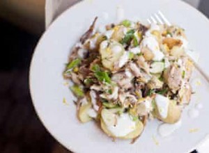 Maquereau poivré et recette de salade de pommes de terre nouvelles d Angela Hartnett 