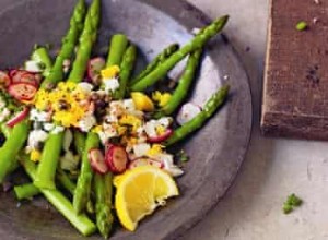 Recette Asperges mimosa aux câpres, radis et ciboulette 