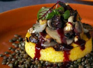 Recette de polenta aux champignons sauvages, noisettes et figues 