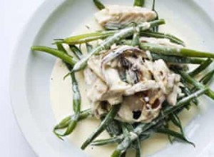 Dîner en milieu de semaine de Nigel Slater :maquereau fumé et haricots verts 