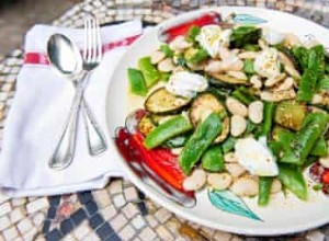 La recette de la salade de courgettes, yaourt et haricots verts d Angela Hartnett 