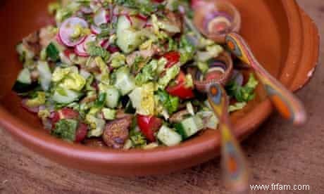 La recette de la salade fattoush d Angela Hartnett 