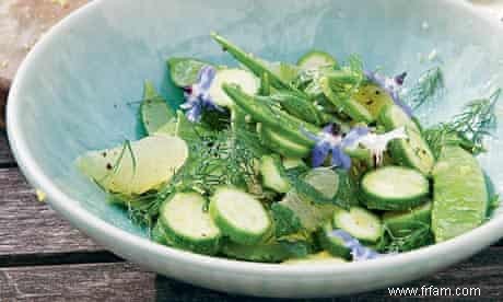 La recette des courgettes, mange-tout et citron de Hugh Fearnley-Whittingstall 