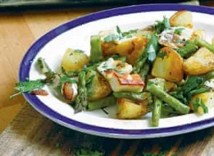 Recette d asperges, halloumi et pommes de terre nouvelles de Hugh Fearnley-Whittingstall 