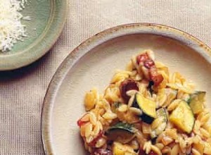 Recette d orzo aux courgettes et grana padano de Nigel Slater 