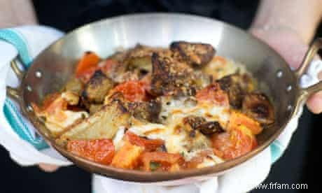 Le gratin d aubergines d Angela Hartnett 