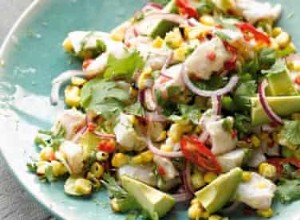 Les recettes de Yotam Ottolenghi pour ceviche de maïs fumé et avocat, et pancakes de maïs et oignons nouveaux 